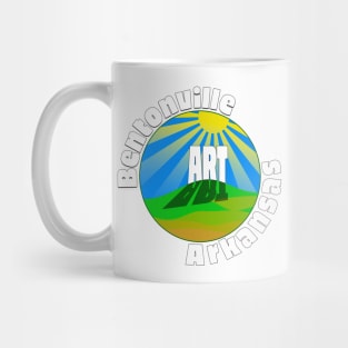 Bentonville, Arkansas Art Design Mug